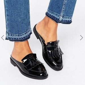 BACKLESS PENNY LOAFERS/MULES